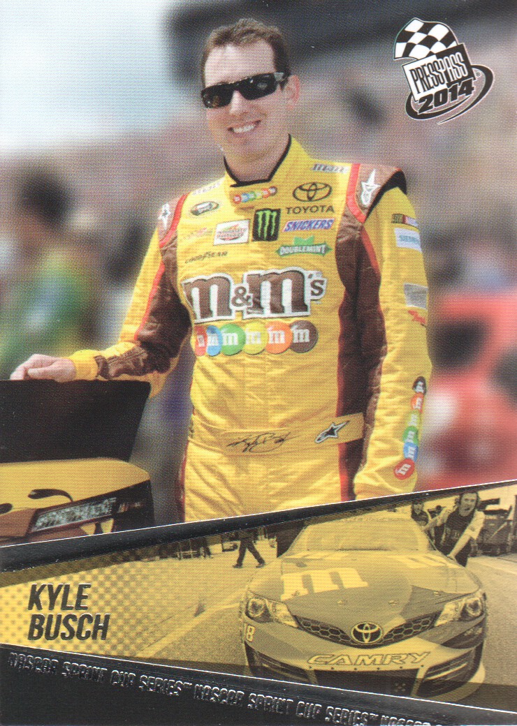 2014 Press Pass Racing NASCAR Base Card You Pick the Driver Finish Your Set 