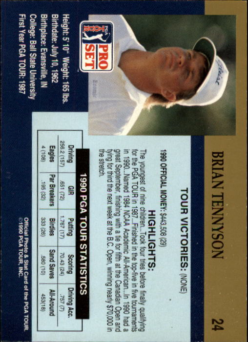 1990 Pro Set Golf Card Pick - Picture 45 of 199
