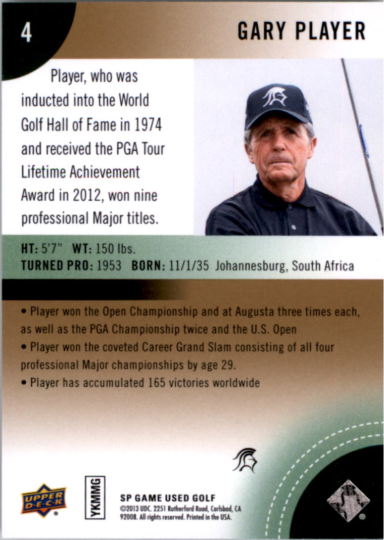 2014 SP Game Used Golf Card Pick - Picture 7 of 51