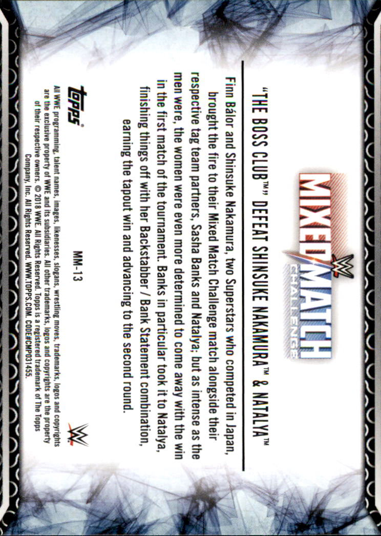 2018 Topps WWE Women’s Division Mixed Match #MM-13 The Boss Club 2018 Topps WWE Women’s Division Mixed Match #MM-13 The Boss Club