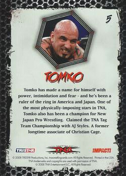 2008 TRISTAR TNA Impact Wrestling Card Pick - Bild 9 von 93