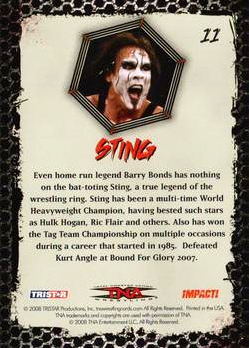 2008 TRISTAR TNA Impact Wrestling Card Pick - Bild 15 von 93