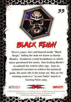 2008 TRISTAR TNA Impact Wrestling Card Pick - Bild 43 von 93