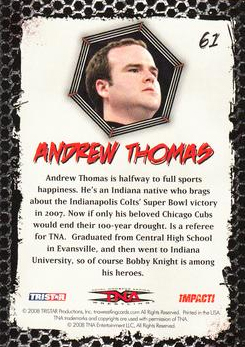 2008 TRISTAR TNA Impact Wrestling Card Pick - Bild 81 von 93