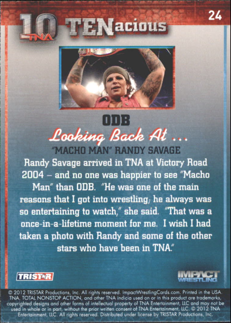 2012 TRISTAR TNA Impact TENacious Wrestling Card Pick - Picture 45 of 179