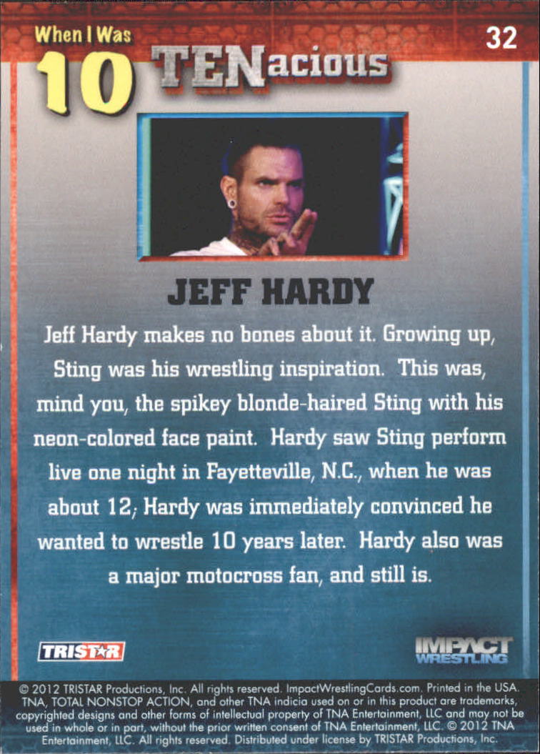 2012 TRISTAR TNA Impact TENacious Wrestling Card Pick - Picture 61 of 179
