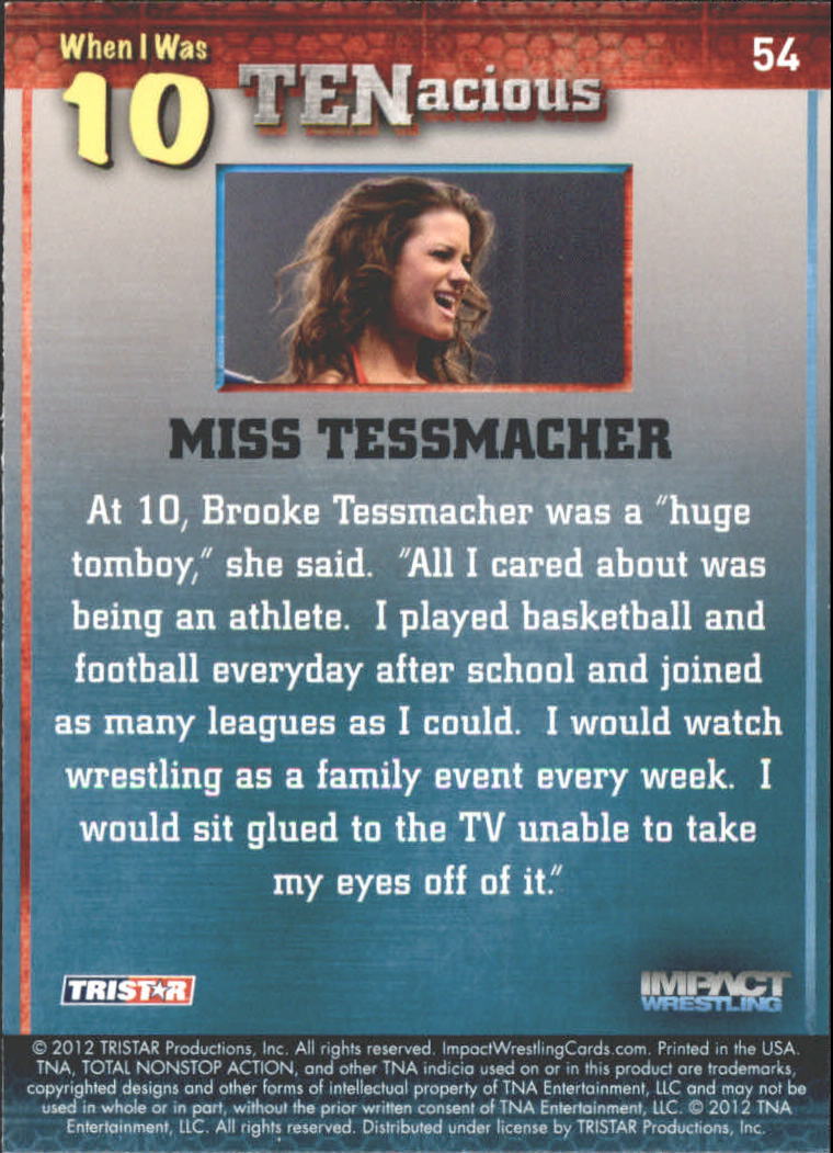 2012 TRISTAR TNA Impact TENacious Wrestling Card Pick - Picture 97 of 179