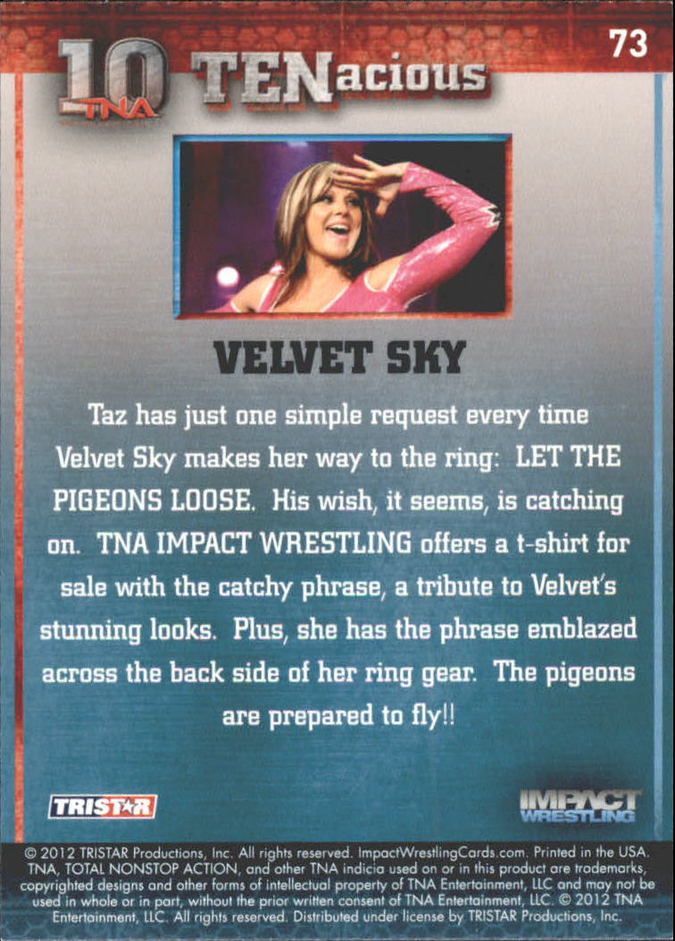 2012 TRISTAR TNA Impact TENacious Wrestling Card Pick - Picture 131 of 179