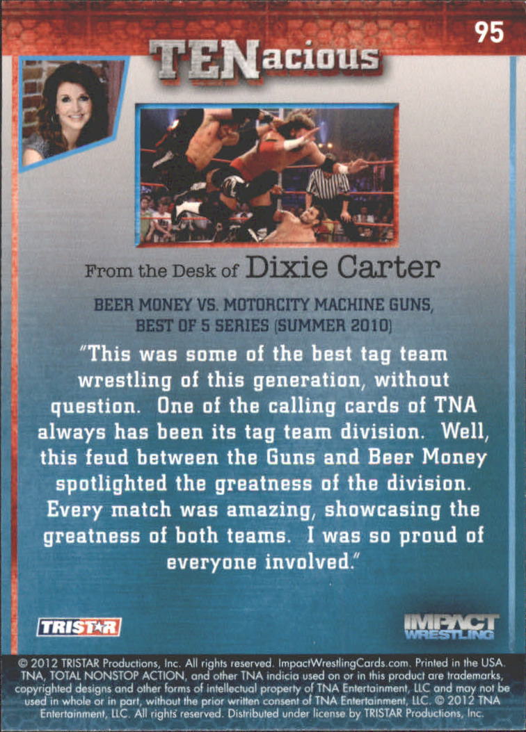 2012 TRISTAR TNA Impact TENacious Wrestling Card Pick - Picture 171 of 179