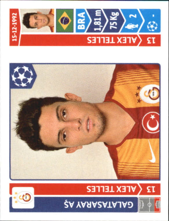 B0713- 2014-15 Panini UEFA Champions League 251-500 -You Pick- 15+ FREE US SHIP