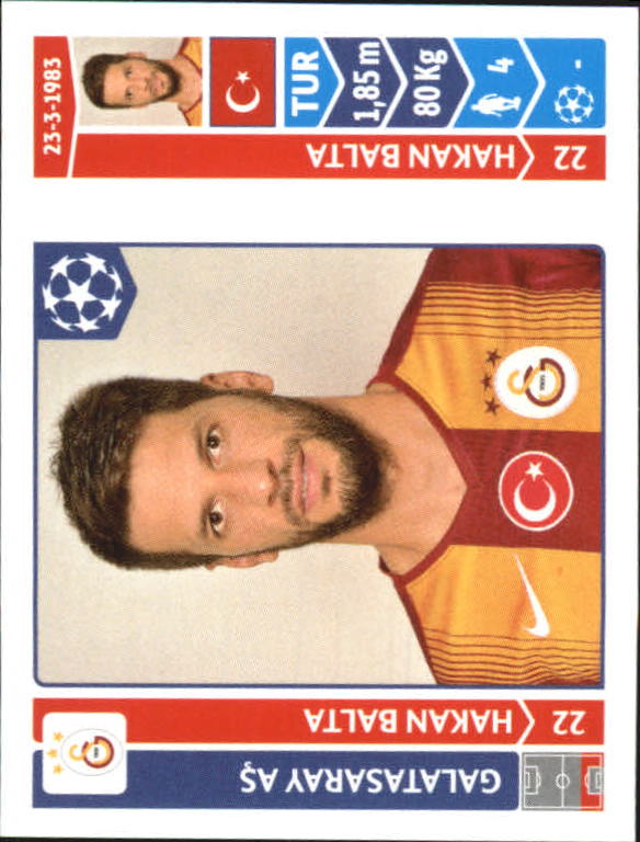 B0713- 2014-15 Panini UEFA Champions League 251-500 -You Pick- 15+ FREE US SHIP