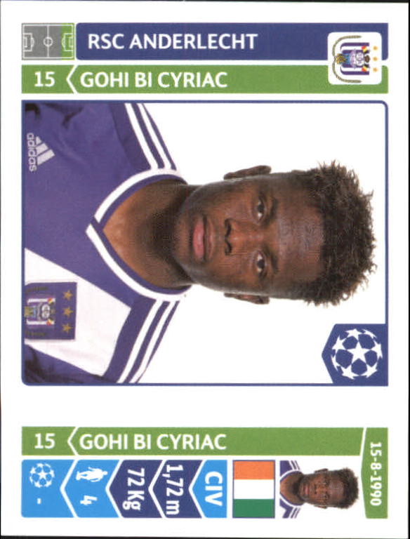 B0713- 2014-15 Panini UEFA Champions League 251-500 -You Pick- 15+ FREE US SHIP