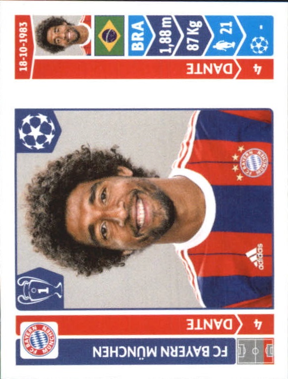 B0713- 2014-15 Panini UEFA Champions League 251-500 -You Pick- 15+ FREE US SHIP