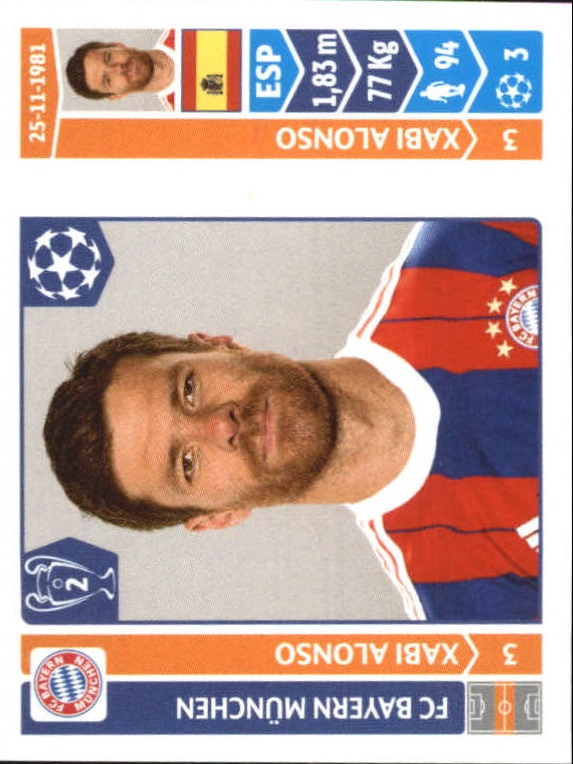 B0713- 2014-15 Panini UEFA Champions League 251-500 -You Pick- 15+ FREE US SHIP