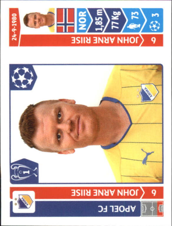 B0713- 2014-15 Panini UEFA Champions League 251-500 -You Pick- 15+ FREE US SHIP