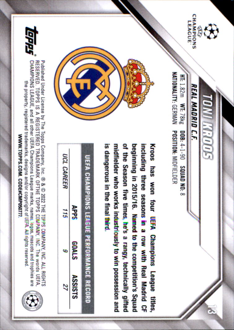 2021-22 Topps UEFA Champions League Soccer Card Pick