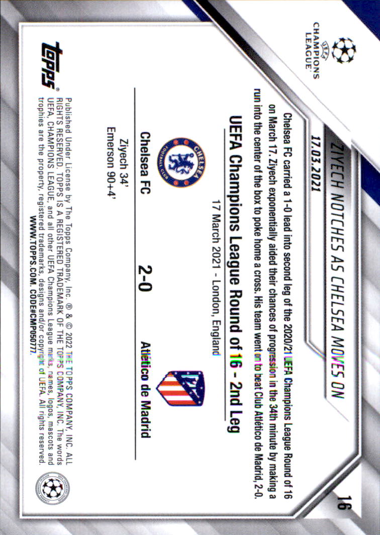 2021-22 Topps UEFA Champions League Soccer Card Pick