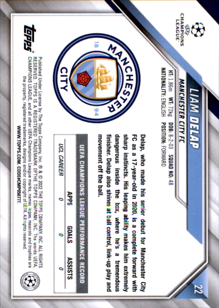 2021-22 Topps UEFA Champions League Soccer Card Pick