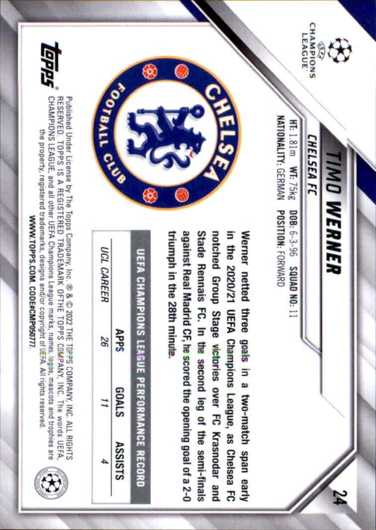 2021-22 Topps UEFA Champions League Soccer Card Pick