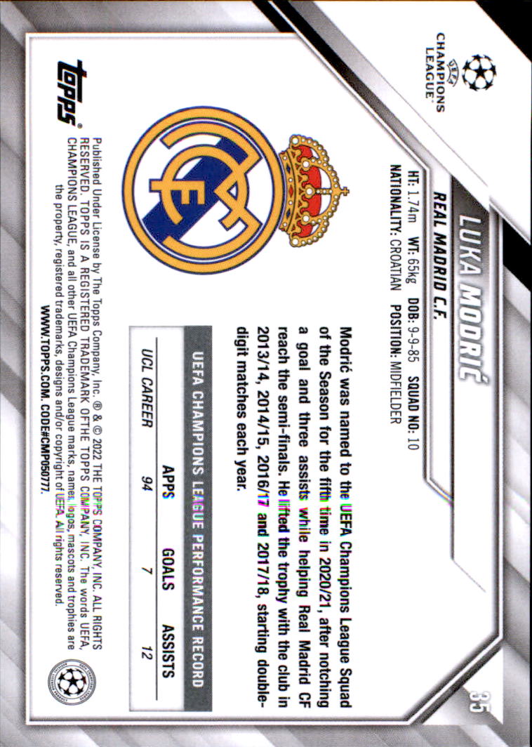 2021-22 Topps UEFA Champions League Soccer Card Pick