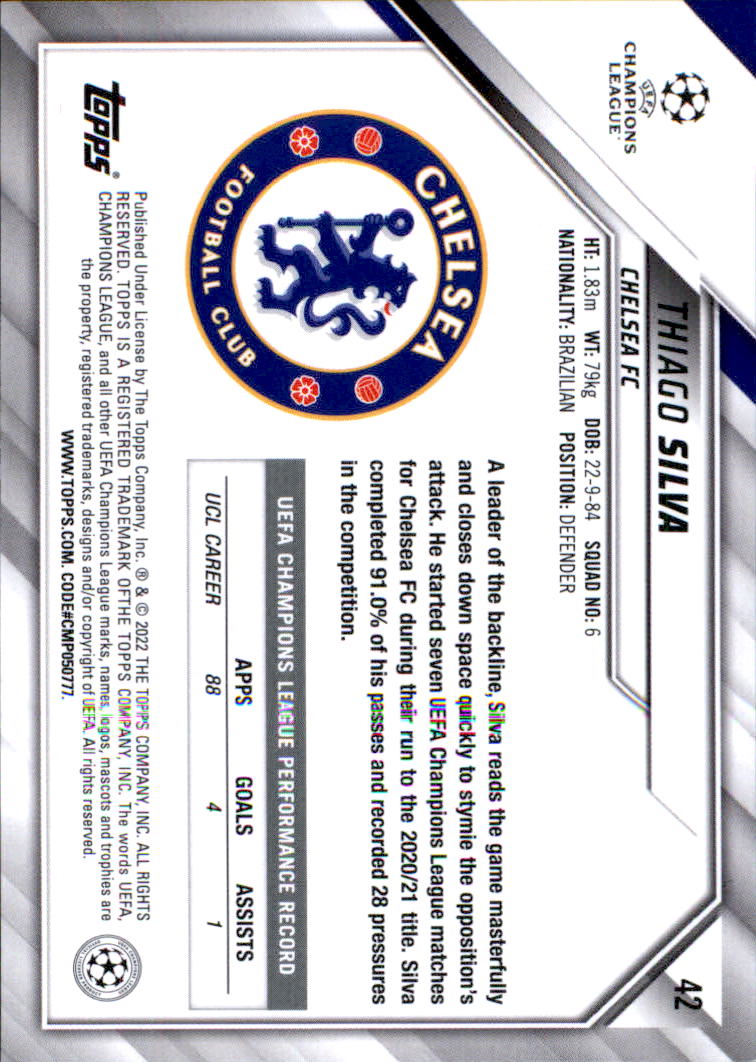 2021-22 Topps UEFA Champions League Soccer Card Pick