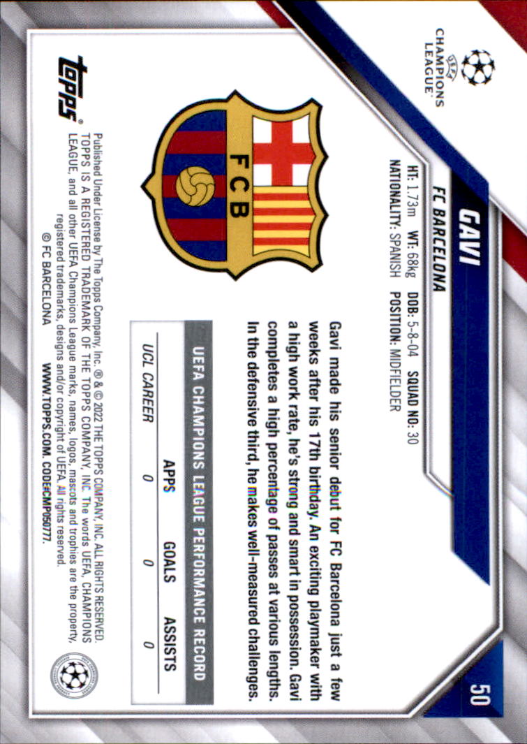 2021-22 Topps UEFA Champions League Soccer Card Pick