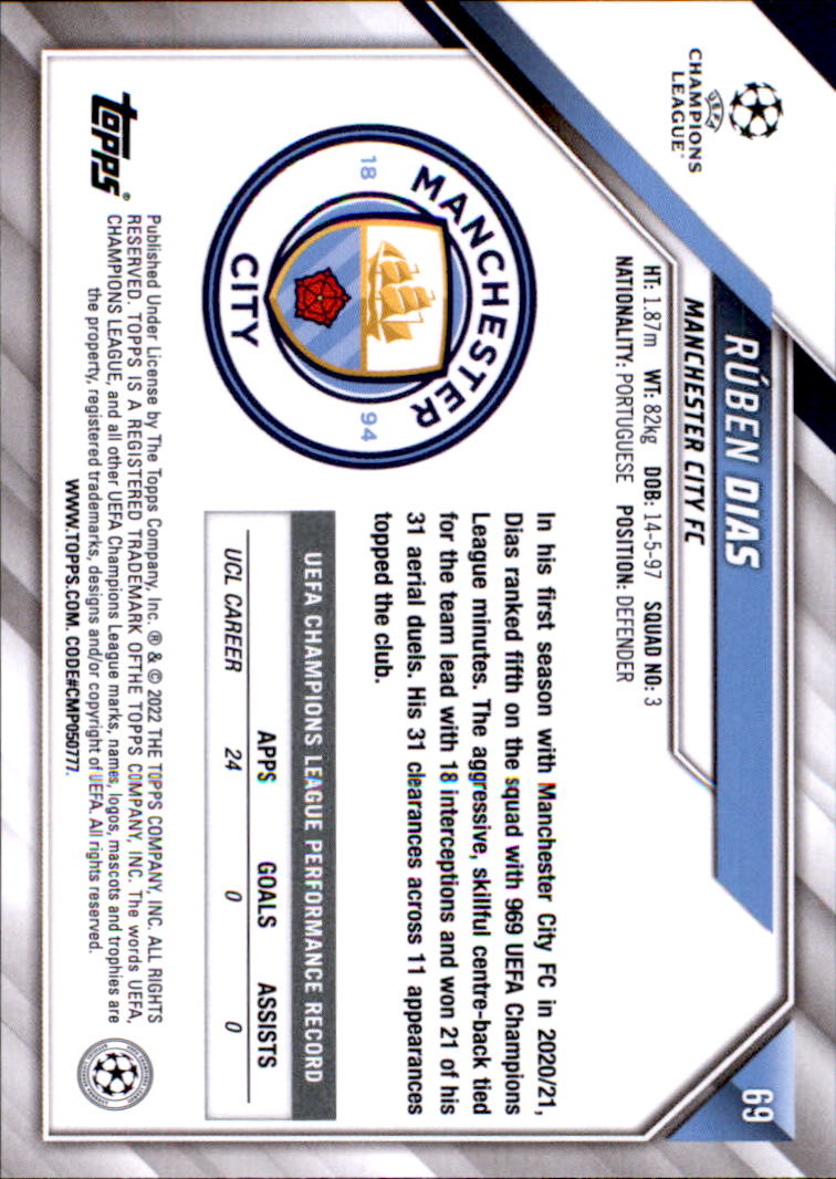 2021-22 Topps UEFA Champions League Soccer Card Pick