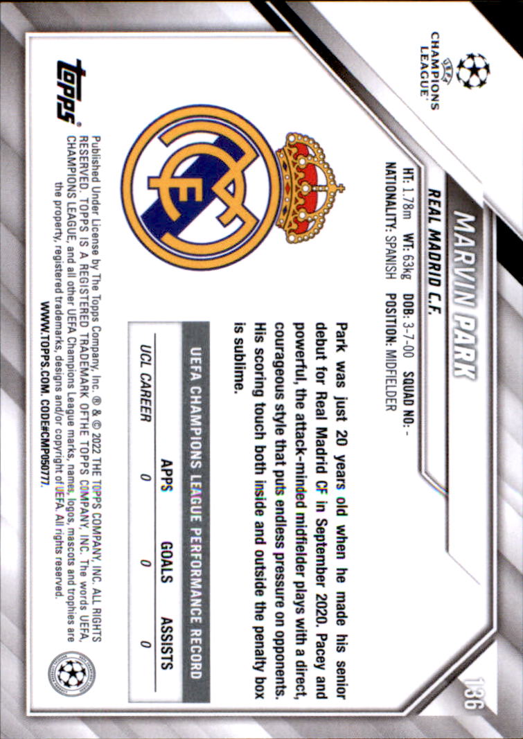 2021-22 Topps UEFA Champions League Soccer Card Pick