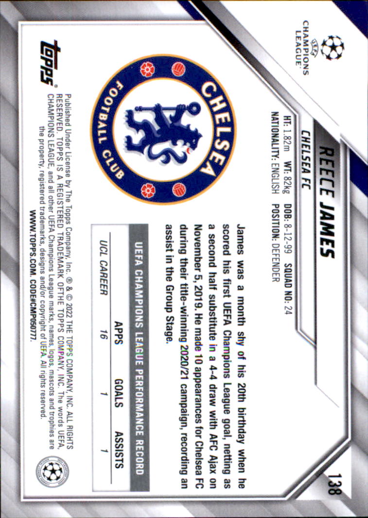 2021-22 Topps UEFA Champions League Soccer Card Pick