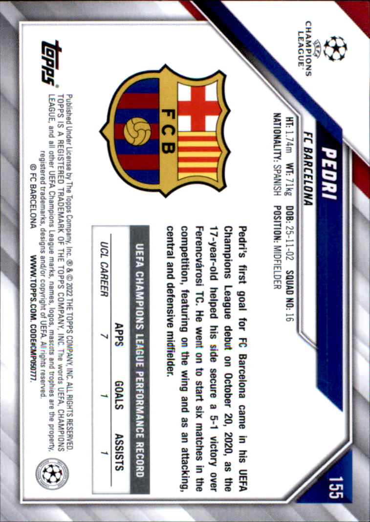 2021-22 Topps UEFA Champions League Soccer Card Pick