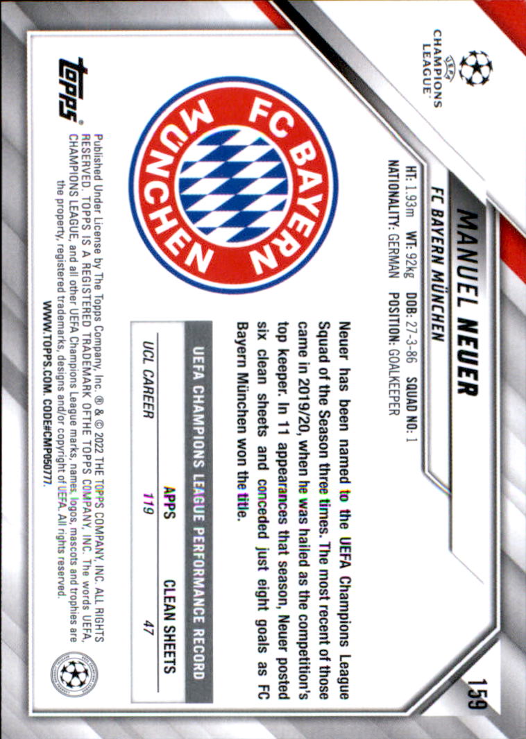 2021-22 Topps UEFA Champions League Soccer Card Pick