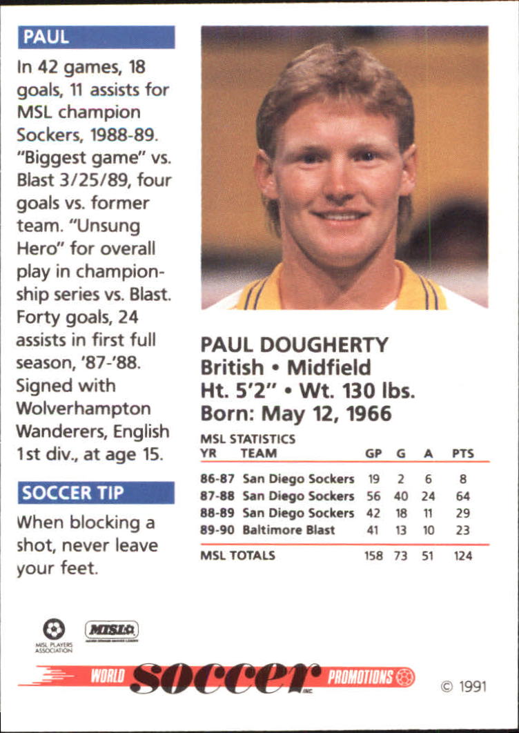 1991 Soccer Shots MSL Soccer Card Pick eBay