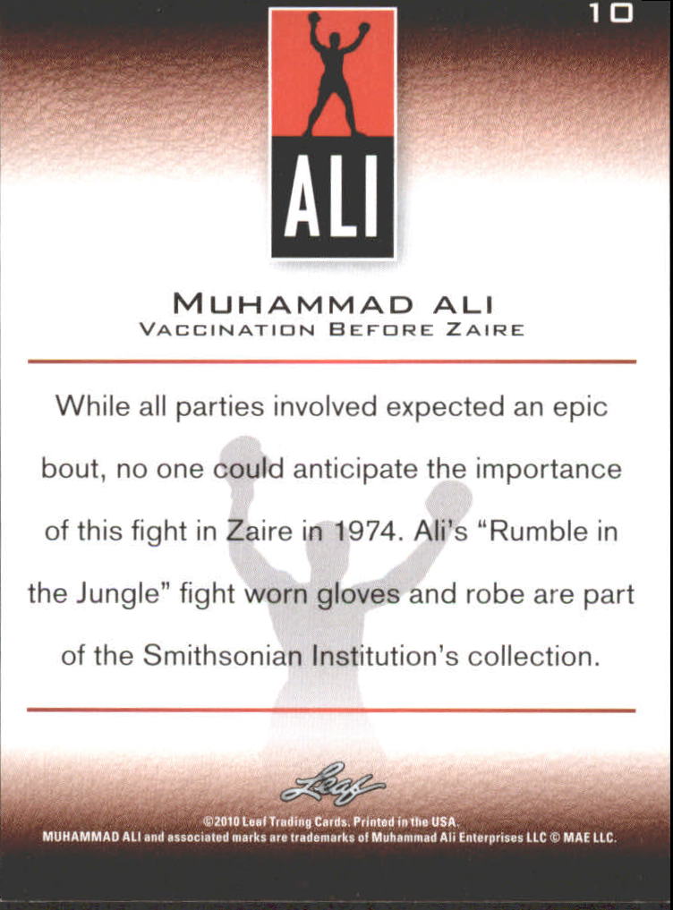 2011 Leaf Muhammad Ali Boxing Card Pick - Picture 7 of 53