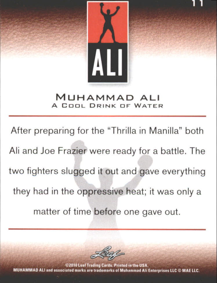 2011 Leaf Muhammad Ali Boxing Card Pick - Picture 9 of 53