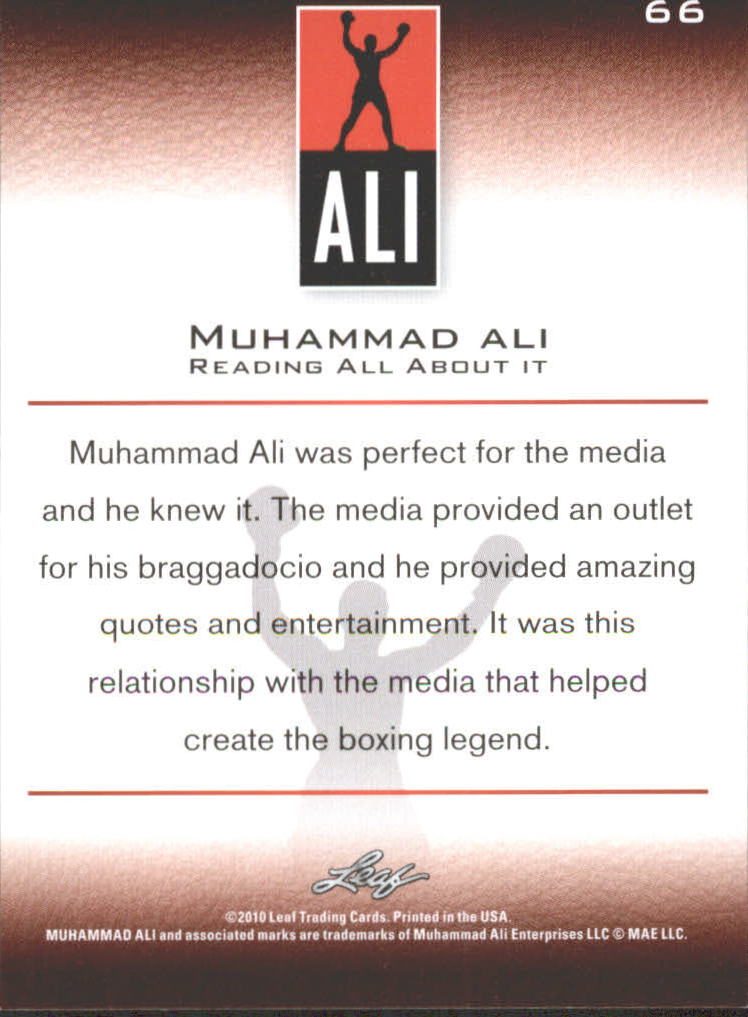 2011 Leaf Muhammad Ali Boxing Card Pick - Picture 25 of 53