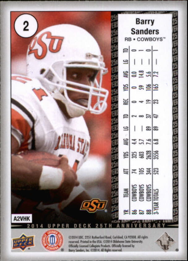 B0487- 2014 Upper Deck 25th Anniversary #s 1-150+ -You Pick- 15+ FREE US SHIP