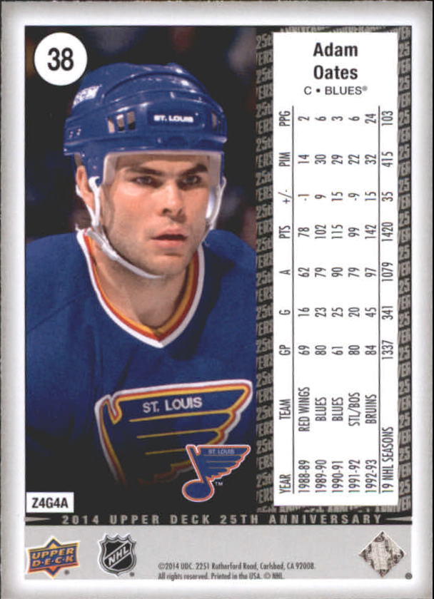 B0487- 2014 Upper Deck 25th Anniversary #s 1-150+ -You Pick- 15+ FREE US SHIP