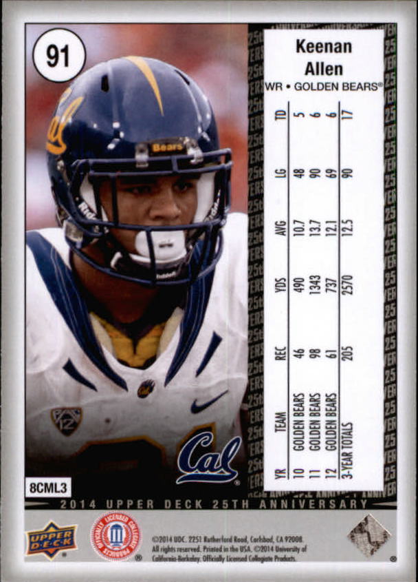 B0487- 2014 Upper Deck 25th Anniversary #s 1-150+ -You Pick- 15+ FREE US SHIP