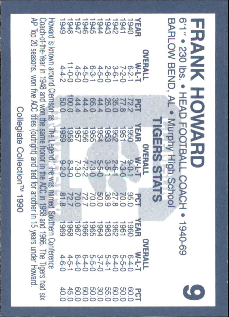A9504- 1990-91 Clemson Collegiate Collection 1-200 -You Pick- 15+ FREE US SHIP - Picture 19 of 395