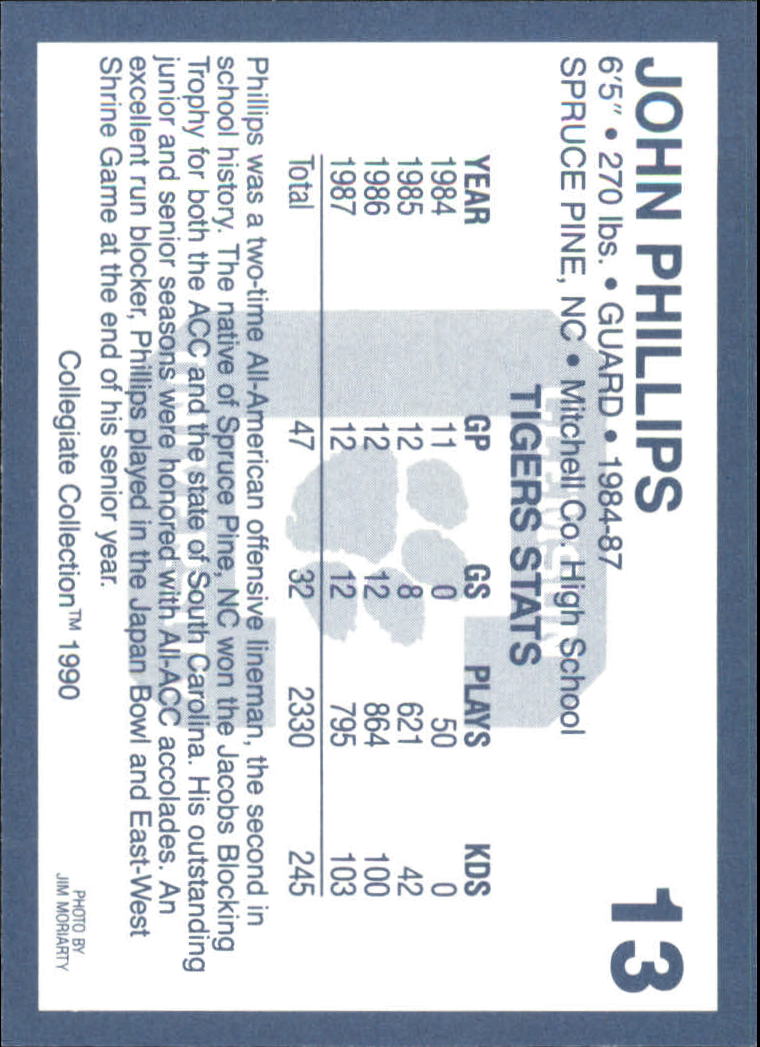 A9504- 1990-91 Clemson Collegiate Collection 1-200 -You Pick- 15+ FREE US SHIP - Picture 27 of 395