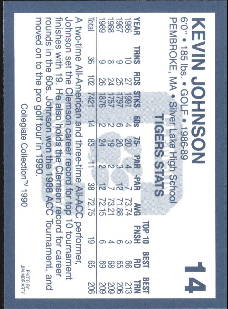 A9504- 1990-91 Clemson Collegiate Collection 1-200 -You Pick- 15+ FREE US SHIP - Picture 29 of 395