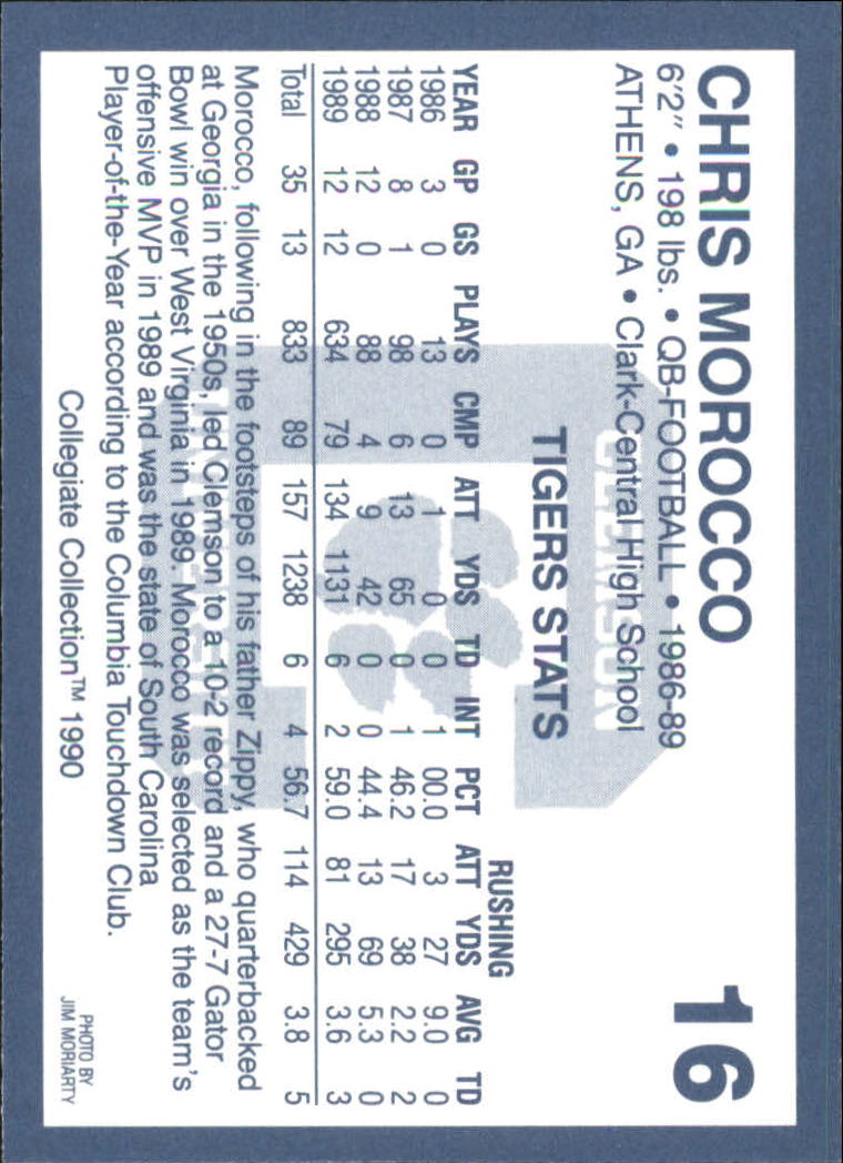 A9504- 1990-91 Clemson Collegiate Collection 1-200 -You Pick- 15+ FREE US SHIP - Picture 33 of 395
