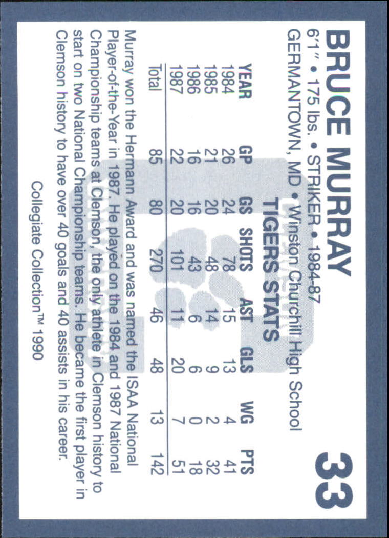 A9504- 1990-91 Clemson Collegiate Collection 1-200 -You Pick- 15+ FREE US SHIP - Picture 65 of 395