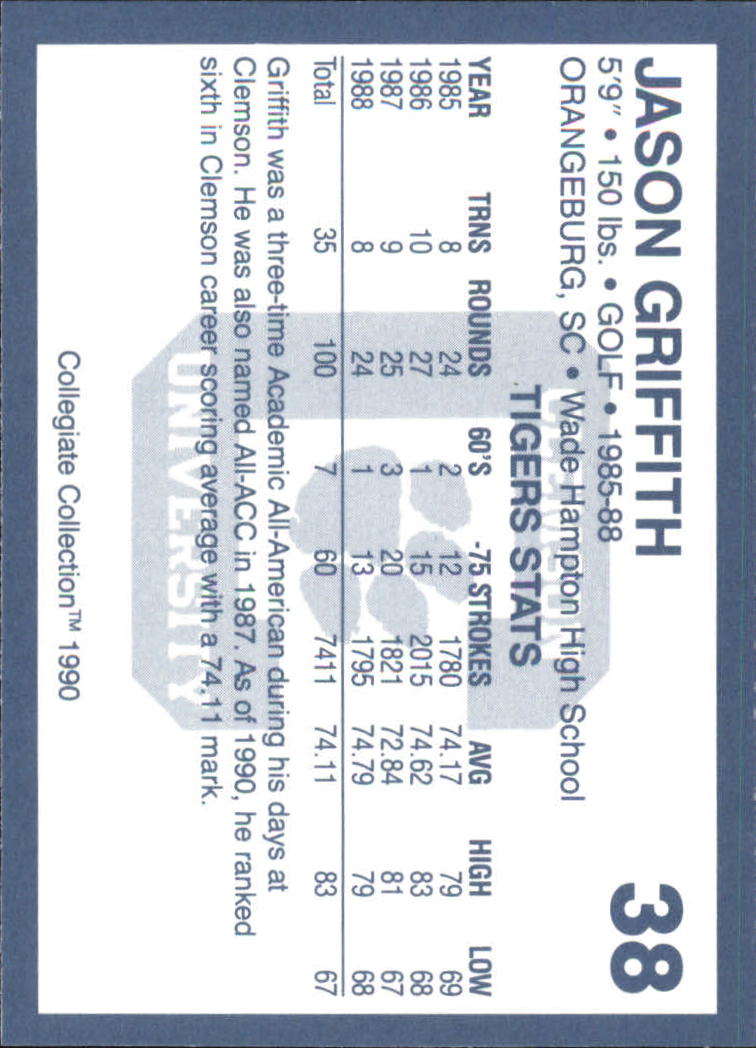 A9504- 1990-91 Clemson Collegiate Collection 1-200 -You Pick- 15+ FREE US SHIP - Picture 75 of 395