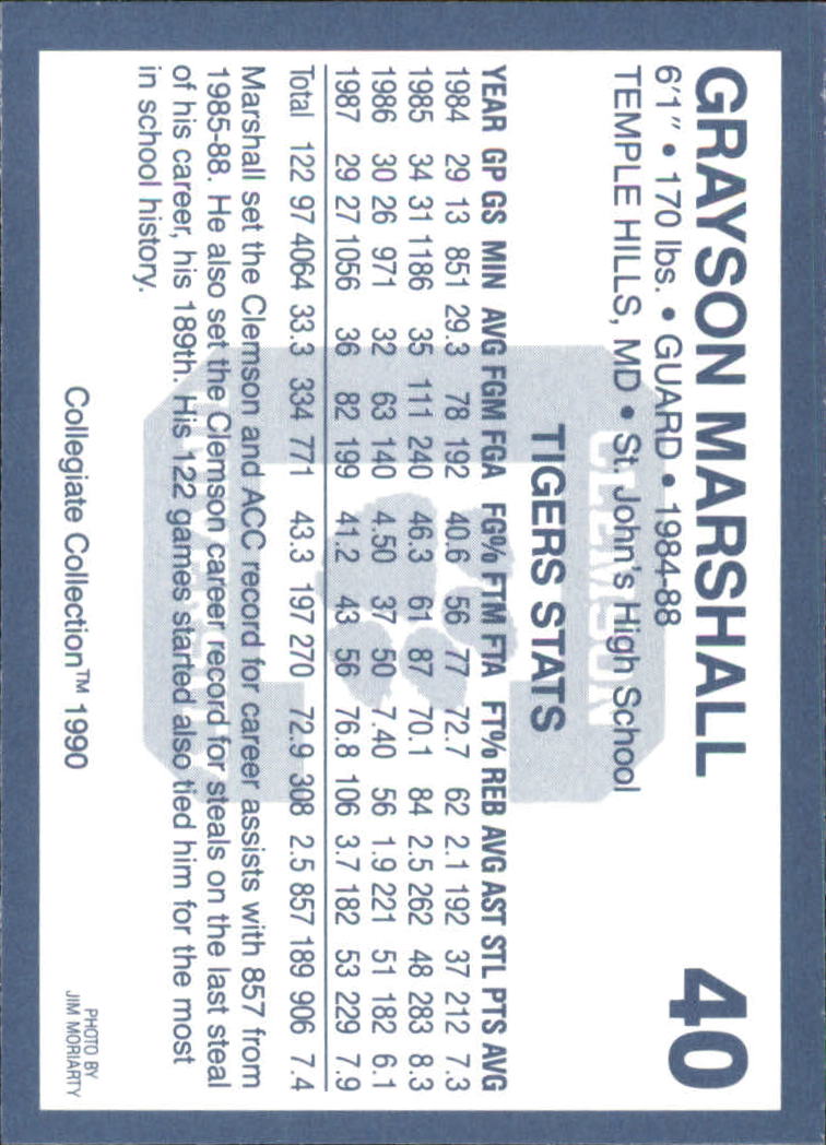 A9504- 1990-91 Clemson Collegiate Collection 1-200 -You Pick- 15+ FREE US SHIP - Picture 79 of 395