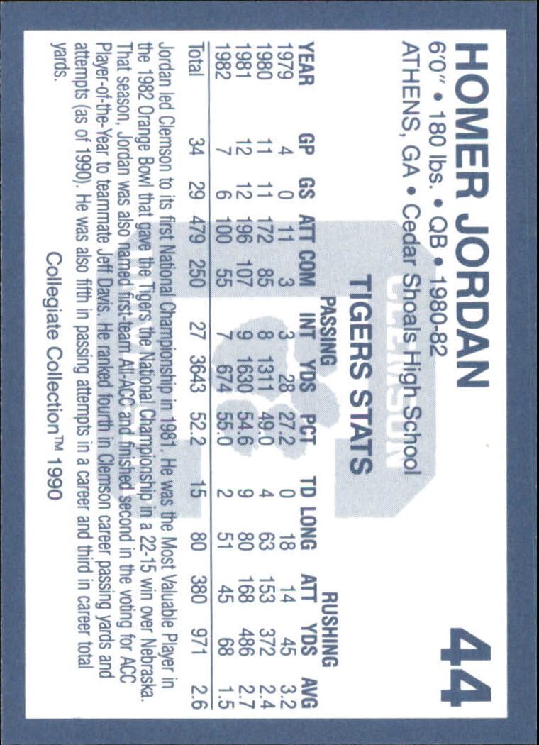 A9504- 1990-91 Clemson Collegiate Collection 1-200 -You Pick- 15+ FREE US SHIP - Picture 87 of 395