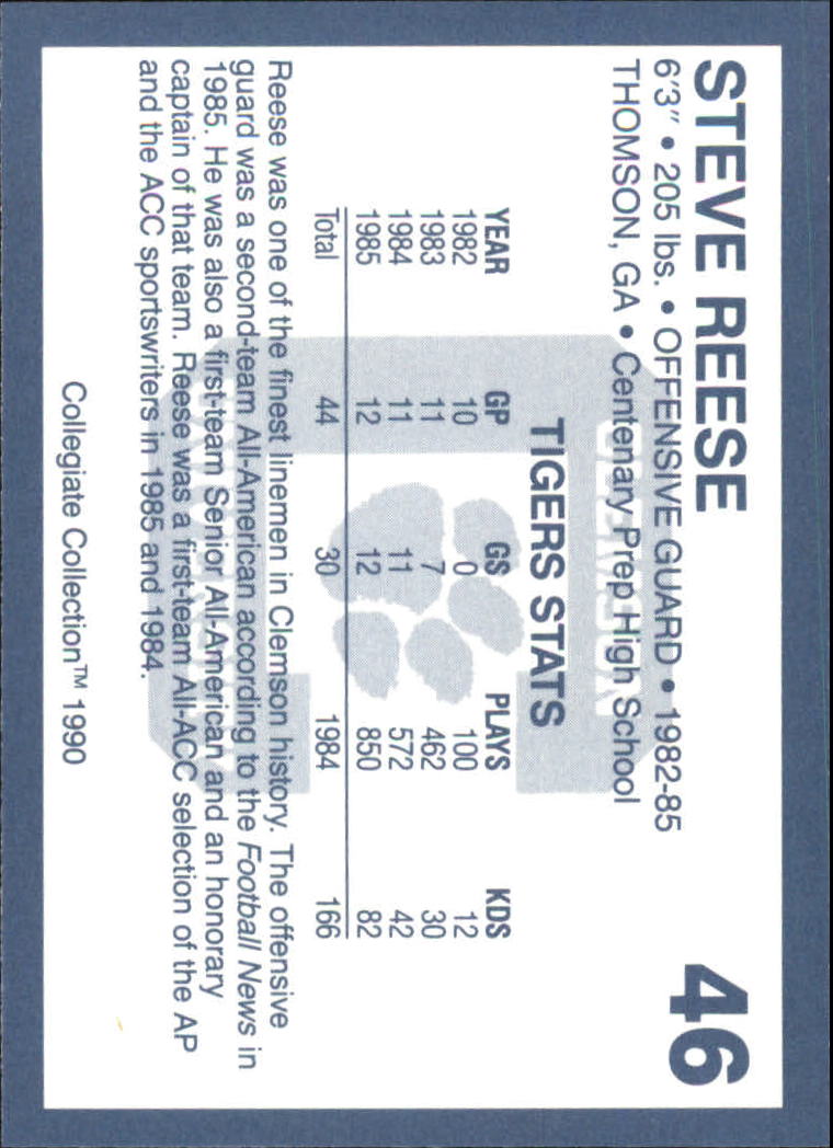 A9504- 1990-91 Clemson Collegiate Collection 1-200 -You Pick- 15+ FREE US SHIP - Picture 91 of 395