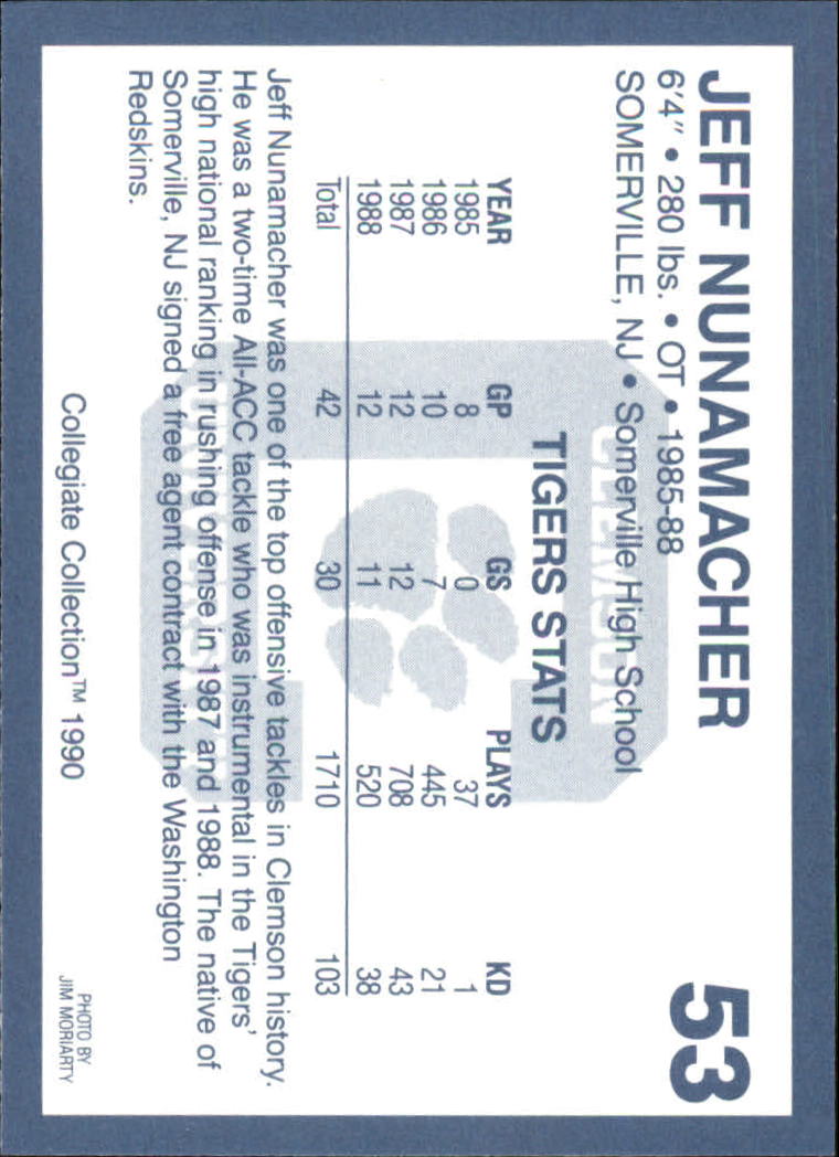 A9504- 1990-91 Clemson Collegiate Collection 1-200 -You Pick- 15+ FREE US SHIP - Picture 105 of 395