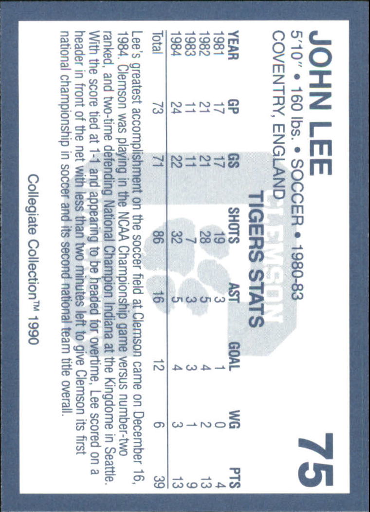A9504- 1990-91 Clemson Collegiate Collection 1-200 -You Pick- 15+ FREE US SHIP - Picture 147 of 395