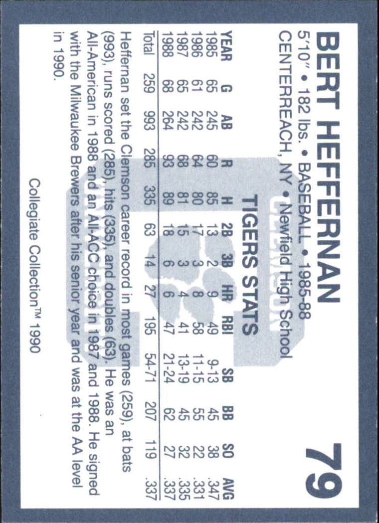 A9504- 1990-91 Clemson Collegiate Collection 1-200 -You Pick- 15+ FREE US SHIP - Picture 155 of 395